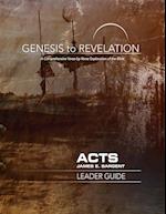 Genesis to Revelation: Acts Leader Guide