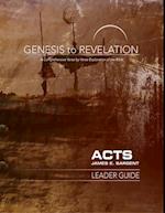 Genesis to Revelation: Acts Leader Guide