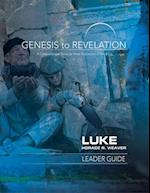 Genesis to Revelation: Luke Leader Guide