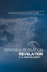 Genesis to Revelation: Revelation Participant Book