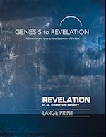 Genesis to Revelation: Revelation Participant Book [Large Pr