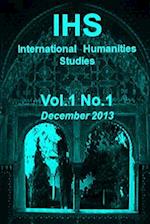 Ihs International Humanities Studies, Vol 1. No 1.December 2013