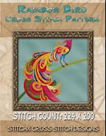 Rainbow Bird Cross Stitch Pattern