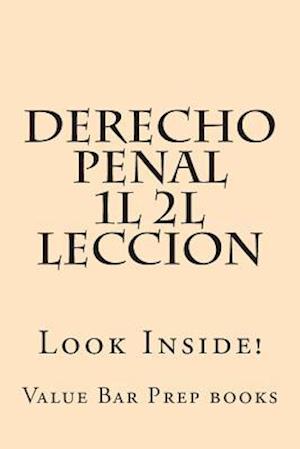 Derecho Penal 1l 2l Leccion