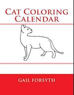 Cat Coloring Calendar