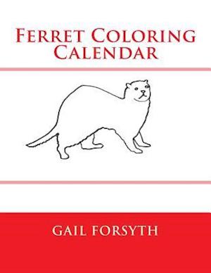 Ferret Coloring Calendar