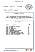 North Carolina Criminal Law and Procedure-Pamphlet 20