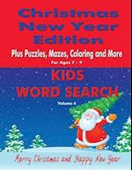Kids Word Search Vol 4 Christmas New Year Edition