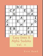 Easy Does It Alpha Sudoku Vol. 11