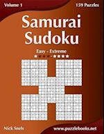 Samurai Sudoku - Easy to Extreme - Volume 1 - 159 Puzzles