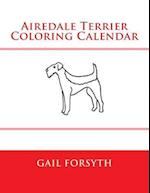 Airedale Terrier Coloring Calendar