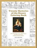 Twenty Mysteries of the Rosary Coloring Book