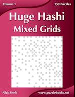 Huge Hashi Mixed Grids - Volume 1 - 159 Puzzles