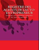 Registre Des Achats de l'Auto-Entrepreneur