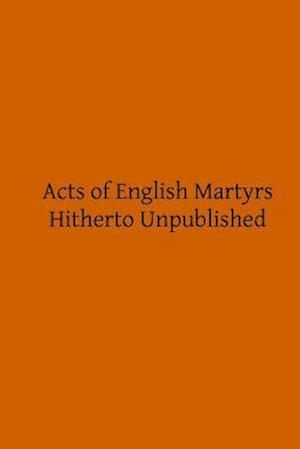 Acts of English Martyrs