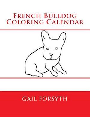 French Bulldog Coloring Calendar