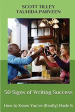 50 Signs of Writing Success