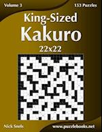 King-Sized Kakuro 22x22 - Volume 3 - 153 Puzzles