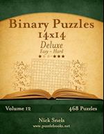 Binary Puzzles 14x14 Deluxe - Easy to Hard - Volume 12 - 468 Puzzles