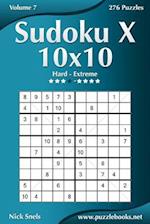 Sudoku X 10x10 - Hard to Extreme - Volume 7 - 276 Puzzles
