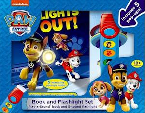 Nickelodeon PAW Patrol: Lights Out! Book and 5-Sound Flashlight Set
