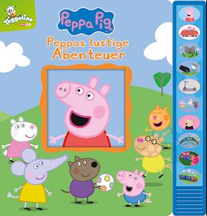 Peppa Pig - Peppas lustige Abenteuer - Vorlese-Pappbilderbuch mit 10 fröhlichen Geräuschen