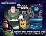 Disney Pixar Lightyear: Buzz and Sox Book and 5-Sound Wristband Set