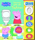 Peppa Pig - Schorsch geht aufs Töpfchen - Mein Klo-Soundbuch - Pappbilderbuch mit Klospülung und 8 Geräuschen - Peppa Wutz