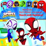 Marvel Spidey und seine Super-Freunde - Verrückte Such-Bilder mit Klappen - Such mit Spidey! - Pappbilderbuch mit 20 Klappen - Wimmelbuch für Kinder ab 18 Monaten