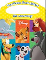 Disney - Verrückte Such-Bilder für unterwegs - Wimmelbuch - Pappbilderbuch mit Stift und abwischbaren Seiten ab 3 Jahren