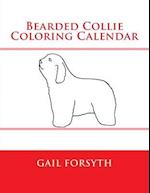 Bearded Collie Coloring Calendar