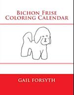 Bichon Frise Coloring Calendar