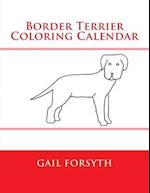 Border Terrier Coloring Calendar