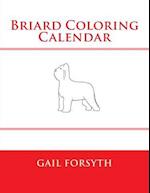 Briard Coloring Calendar