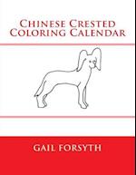 Chinese Crested Coloring Calendar