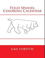 Field Spaniel Coloring Calendar