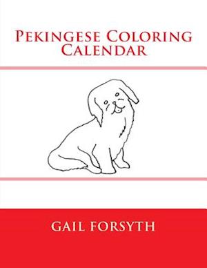 Pekingese Coloring Calendar