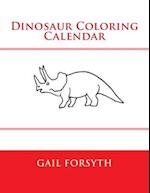 Dinosaur Coloring Calendar