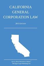 California General Corporation Law