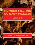 Number Fill-Ins 100 Easy Puzzles Volume 4