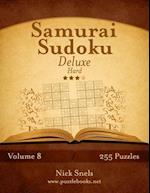 Samurai Sudoku Deluxe - Hard - Volume 8 - 255 Logic Puzzles