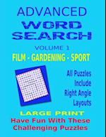 Advanced Word Search Large Print