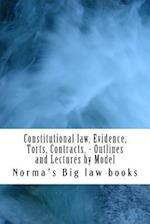 Constitutional Law, Evidence, Torts, Contracts, - Outlines and Lectures by Model