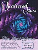 Scattered Stars Cross Stitch Pattern