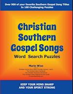 Christian Southern Gospel Songs Wordsearch Puzzles