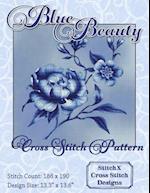 Blue Beauty Cross Stitch Pattern