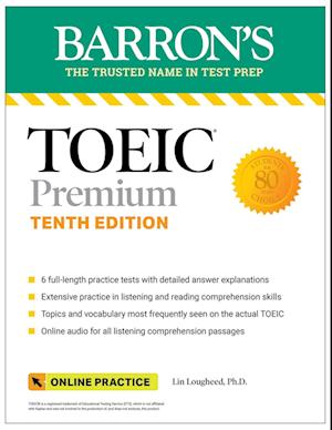 TOEIC Premium: 6 Practice Tests + Online Audio, Tenth Edition