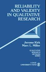 Reliability and Validity in Qualitative Research