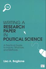 Writing a Research Paper in Political Science 3e + Baglione
