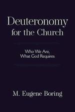 Deuteronomy for the Church